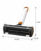 Dimensions du rouleau : 19,5 cm de large, 5,5 cm de profondeur, 21 cm de haut